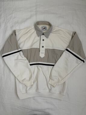 Vintage Greenline International Rugby Polo Sweatshirt